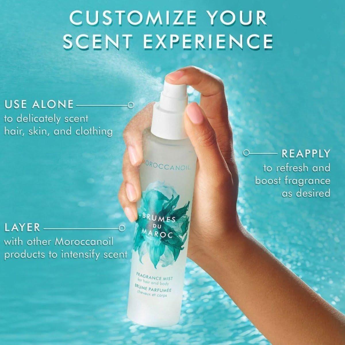 Moroccanoil Brumes Du Maroc Fragrance Mist 100ml | Hair & Body Mist with UV Protection