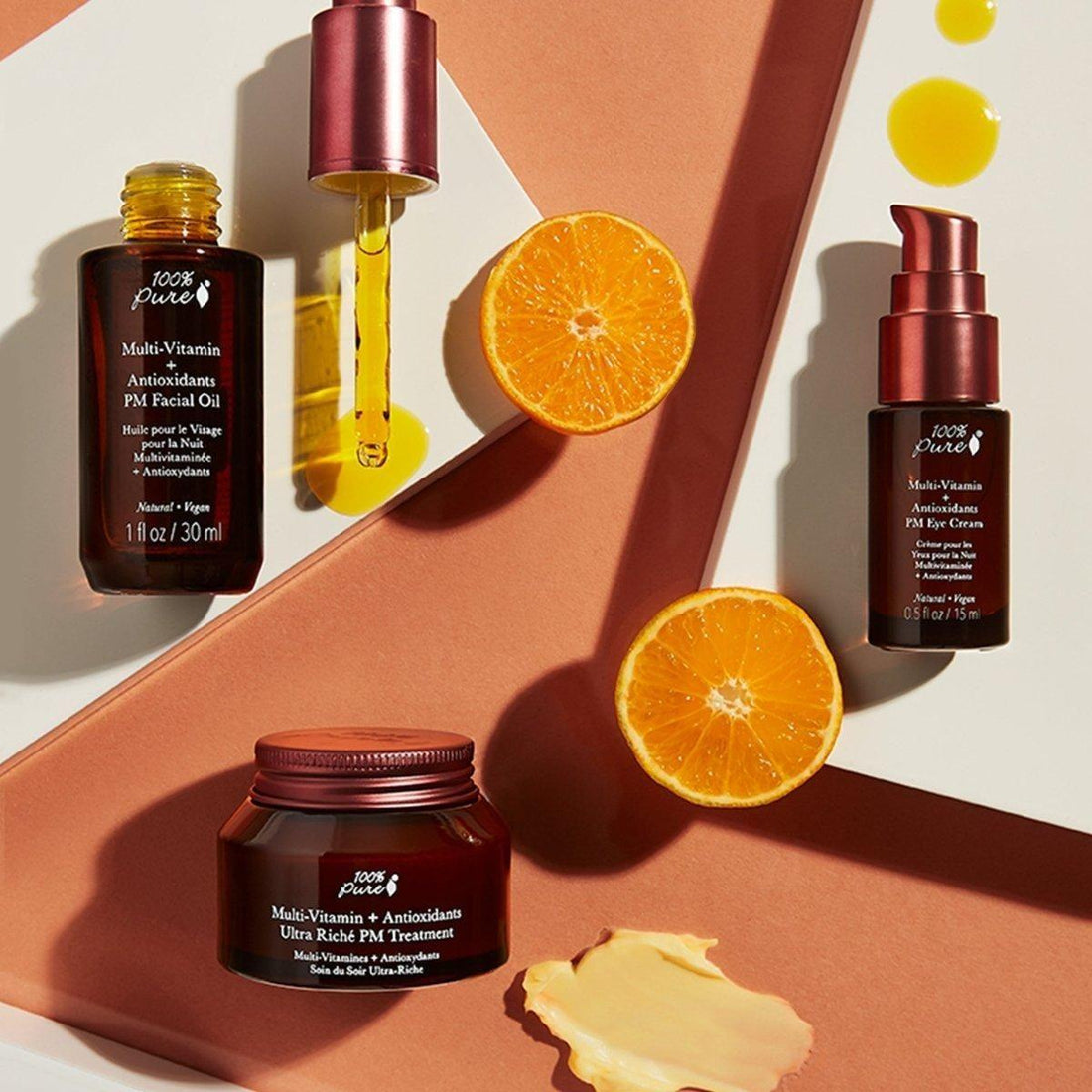 100% PURE Multi-Vitamin + Antioxidants Ultra Rich™  PM Treatment - 50ml | Age-Corrective Night Cream for Radiant, Youthful Skin