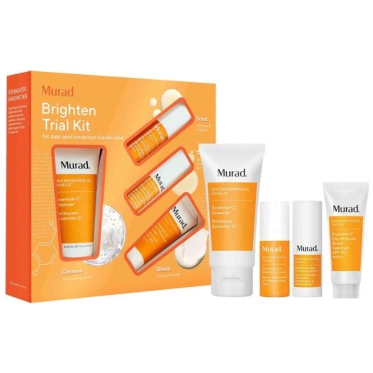 Murad Brighten Trial Kit 4-Step Glow-Boosting Regime Brighten, Even & Protect: Your 2-Week Glow Transformation!