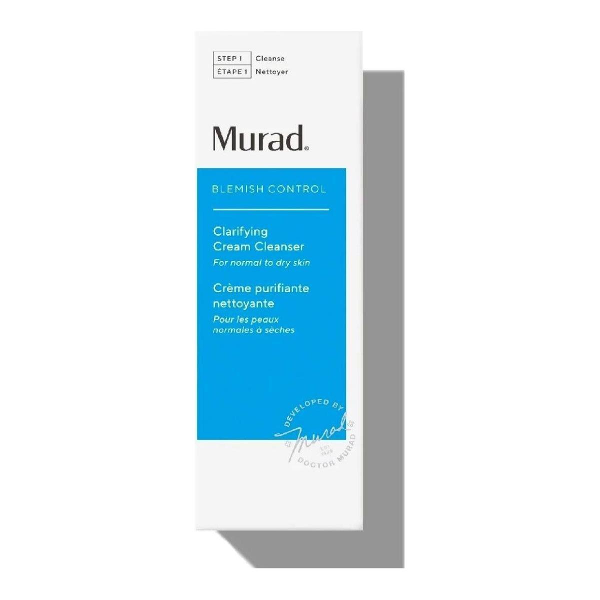 Murad Clarifying Cream Cleanser 200ml | Blemish-Fighting Cream Cleanser for Clearer, Hydrated & Balanced Skin Cleanse Without Compromise: Fight Breakouts Without the Dryness!