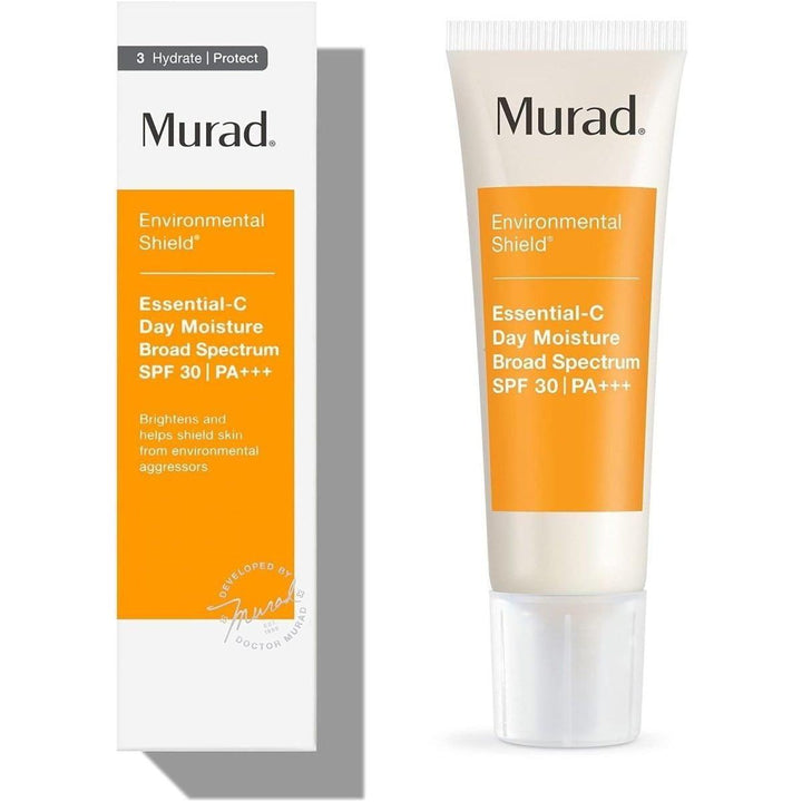 Murad Essential-C Day Moisture SPF30 50ml | Brightening Antioxidant Moisturiser + UV Protection Brighten, Shield, Glow—Your Daily Dose of Sunshine Protection!