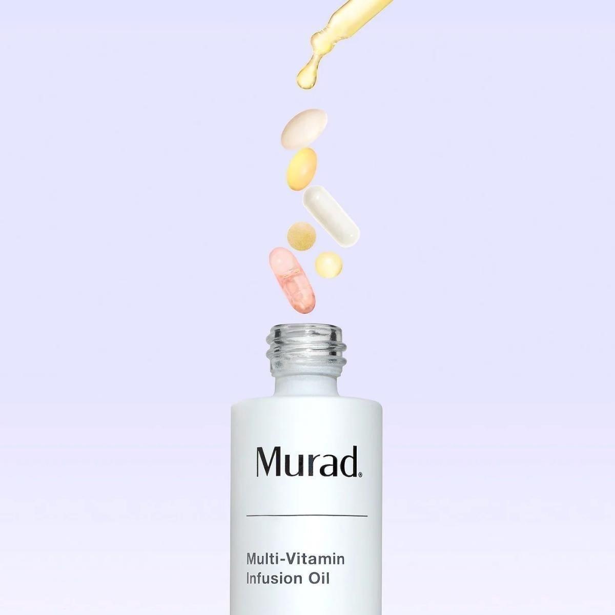 Murad Multi-Vitamin Infusion Oil 30ml | Vitamin-Powered Face Oil for Radiance, Hydration & Anti-Aging A to F Glow: 6 Vitamins, 1 Bottle, Endless Radiance!