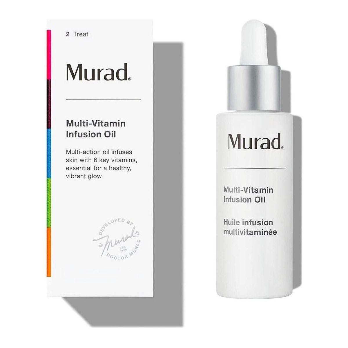 Murad Multi-Vitamin Infusion Oil 30ml | Vitamin-Powered Face Oil for Radiance, Hydration & Anti-Aging A to F Glow: 6 Vitamins, 1 Bottle, Endless Radiance!