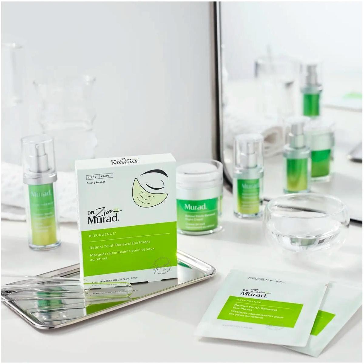 Murad Retinol Youth Renewal Eye Masks 5 Pack | Radiance-Boosting Retinol Eye Care Brighten & Smooth: 15-Minute Retinol Revival for Tired Eyes!