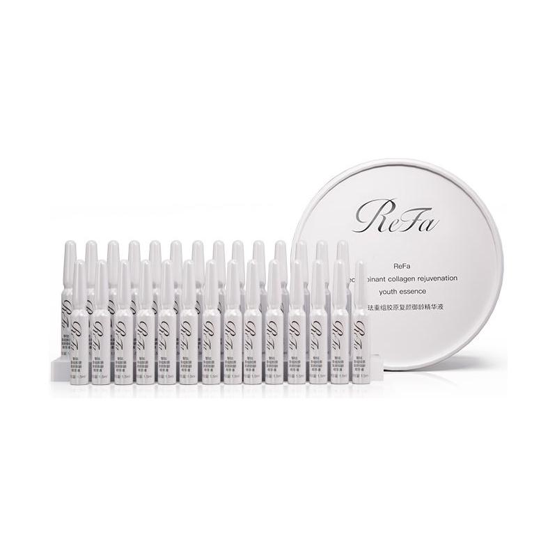 ReFa Disposable Essence Official Formula 1.5ml x 28pcs | Collagen-Powered Anti-Aging Ampoules