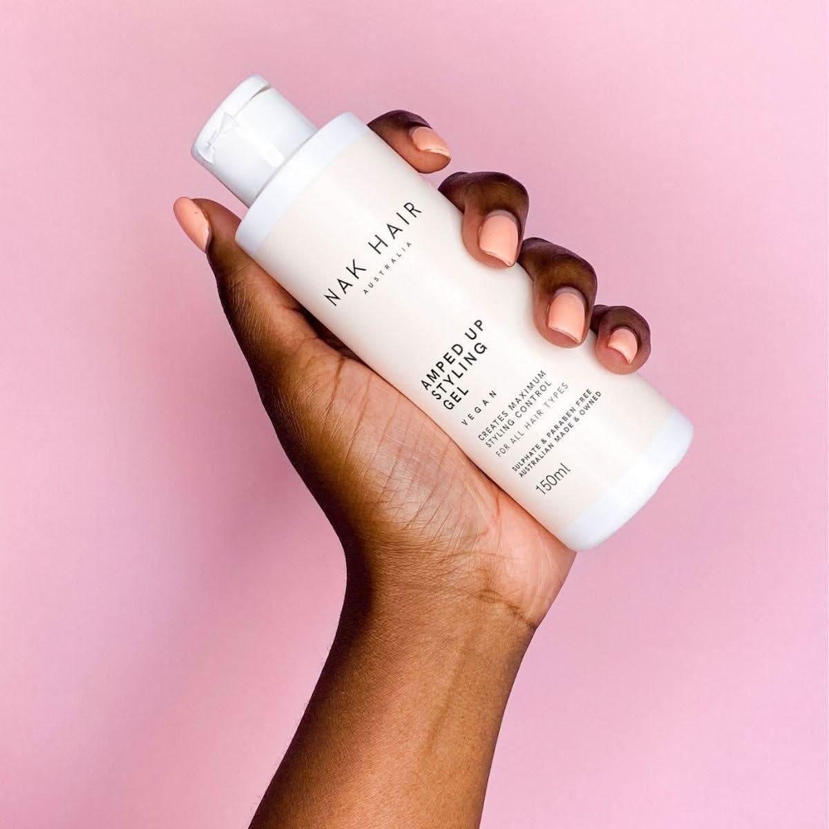 NAK Amped Up Styling Gel | Strong Hold Styling for Maximum Control