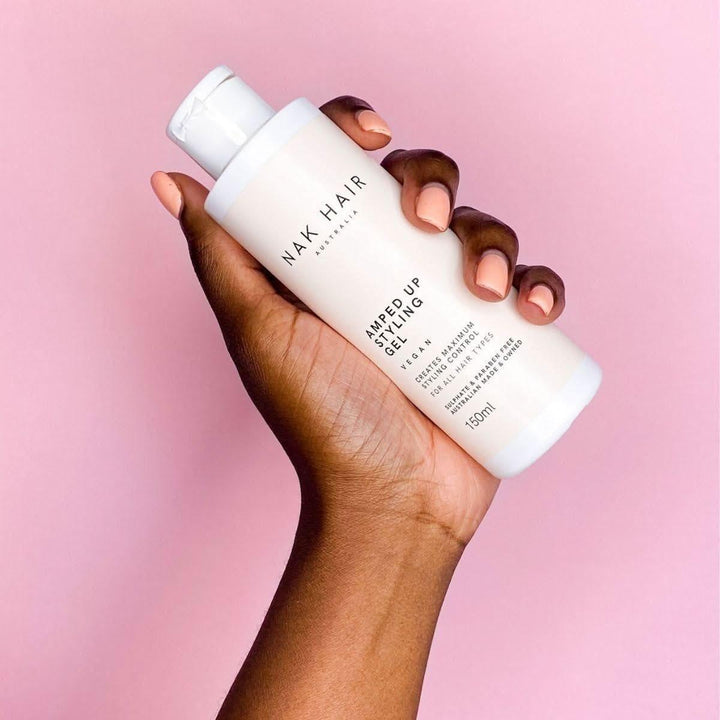 NAK Amped Up Styling Gel | Strong Hold Styling for Maximum Control
