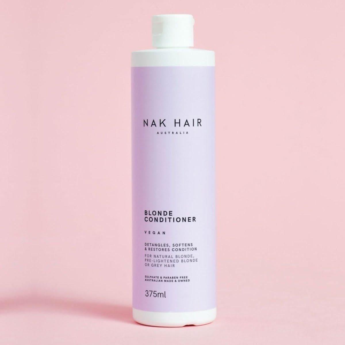 NAK Blonde Conditioner | Moisturising Care for Blonde &amp; Grey Hair