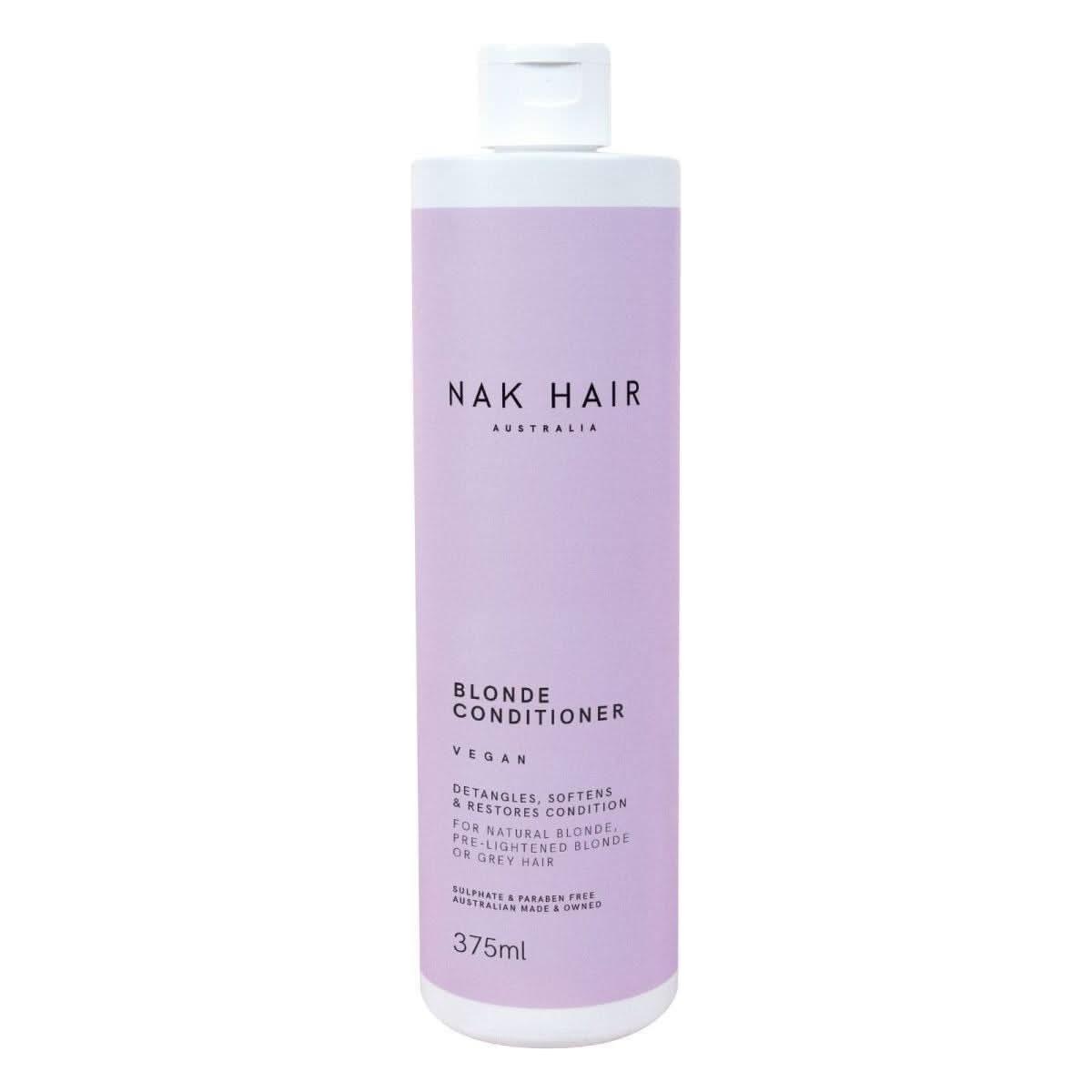 NAK Blonde Conditioner | Moisturising Care for Blonde &amp; Grey Hair