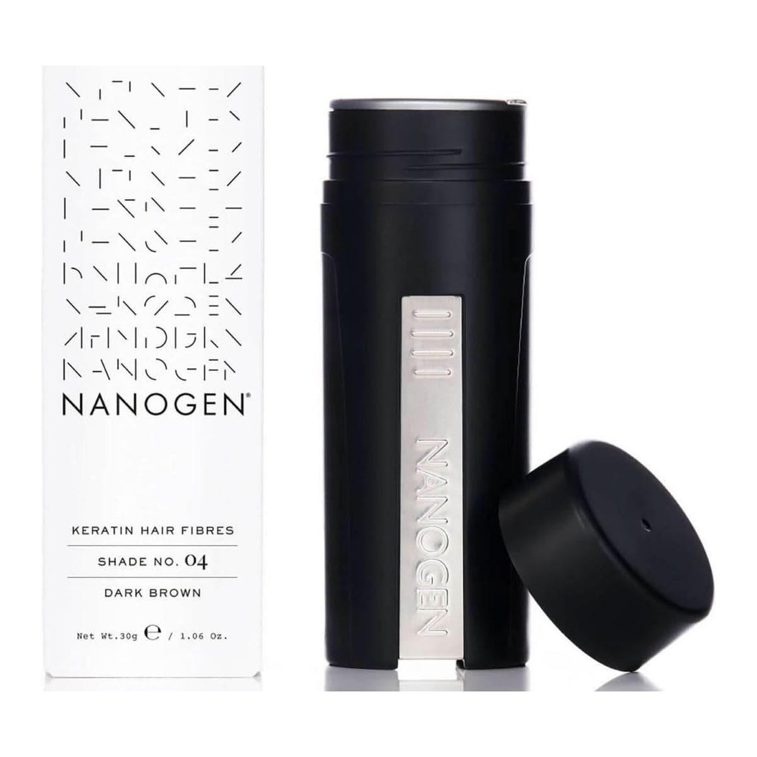 Nanogen Keratin Thickening Hair Fibres 2 Month Dark Brown 30g | Instant Volume & Fullness