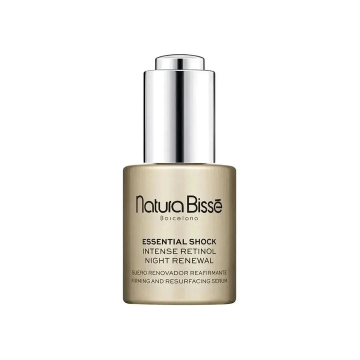 Natura Bissé Essential Shock Intense Retinol Night Renewal – 30ml | Firming Night Serum with Retinol, Bakuchiol & Glycolic Acid