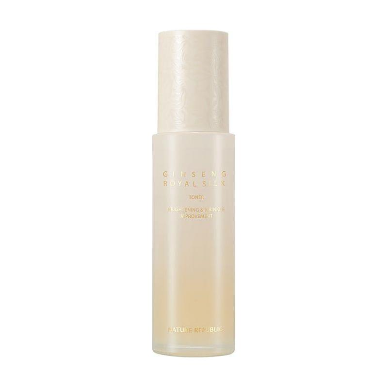 NATURE REPUBLIC Ginseng Royal Silk Premium Toner 130ml | Luxurious Hydration with Ginseng, Royal Jelly & Silk Extracts
