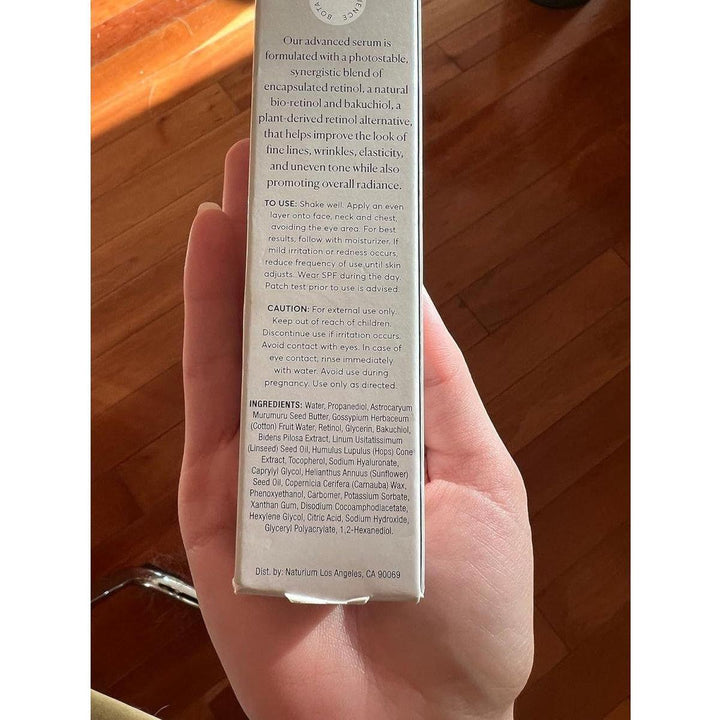 Naturium Retinol Complex Serum 30ml | Anti-Wrinkle, Skin-Perfecting Serum with Retinol + Bakuchiol