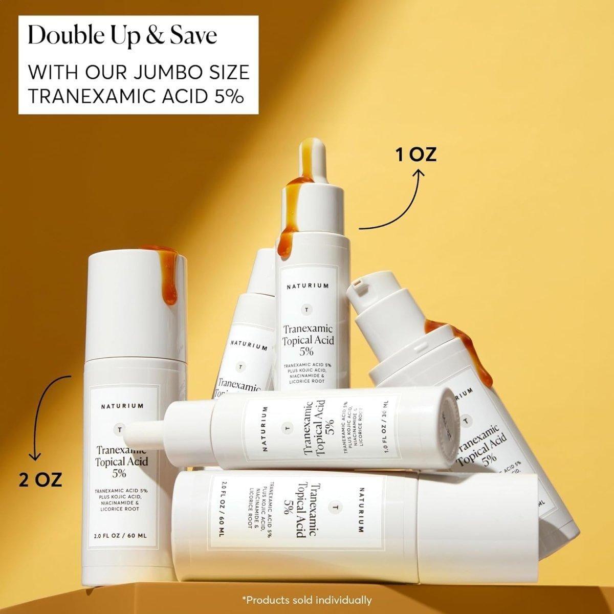 Naturium Tranexamic Topical Acid 5% Serum 30ml | Brightening & Tone-Correcting Treatment for Discolouration & Hyperpigmentation