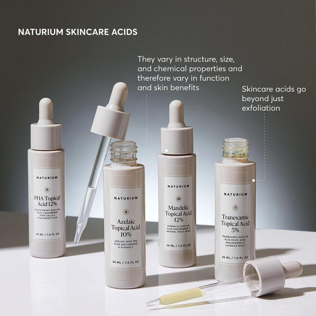 Naturium Tranexamic Topical Acid 5% Serum 30ml | Brightening & Tone-Correcting Treatment for Discolouration & Hyperpigmentation