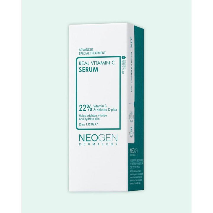 NEOGEN Dermalogy Real Vitamin C Serum 30ml | Brightening & Firming Serum with 22% Vitamin C + Niacinamide