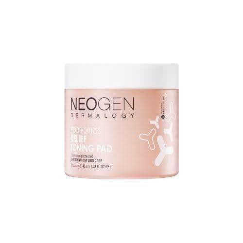 NEOGEN Probiotics Relief Toning Pad 140ml (50 Pads) | Calming, Firming Skin Barrier Boost NEOGEN