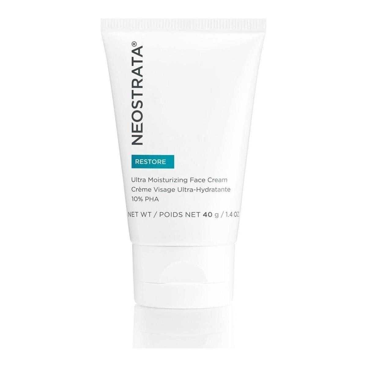 Neostrata Restore Ultra Moisturizing Face Cream 40ml | 10% PHA Gentle Exfoliating Moisturiser | Renew, Hydrate & Brighten