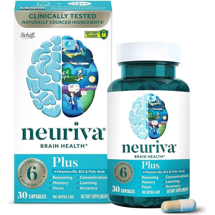 Neuriva Plus Brain Supplement 30 Capsules | Memory, Focus & Cognitive Performance Support
