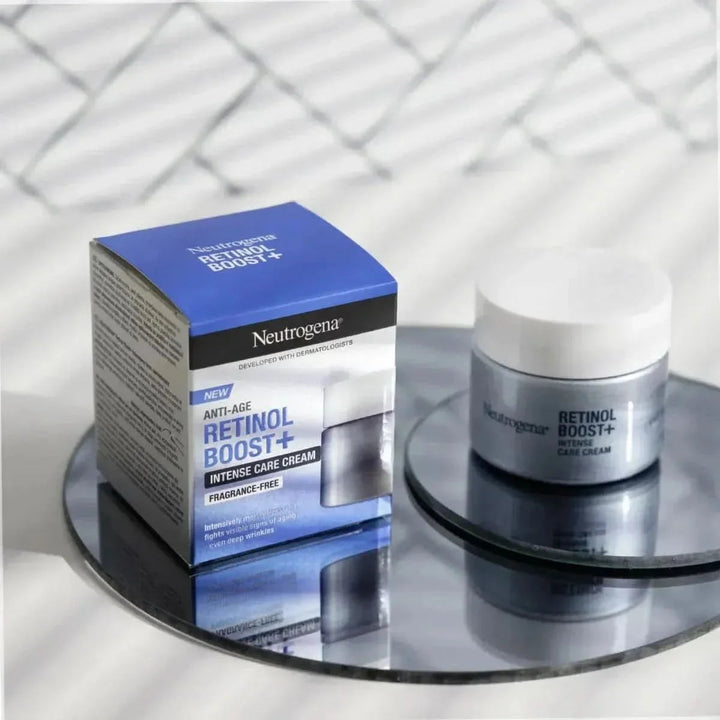 Neutrogena Retinol Boost+ Intensive Cream 50ml | Targets Deep Wrinkles & Boosts Hydration Neutrogena
