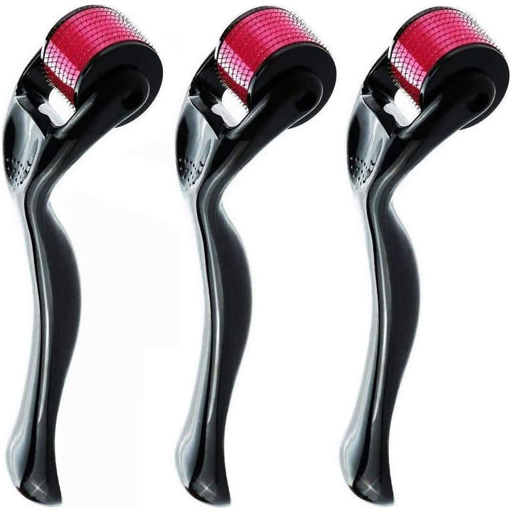 New 540 Titanium Micro Needles Derma Roller - A 3 Pack Skin-Rejuvenating Tools