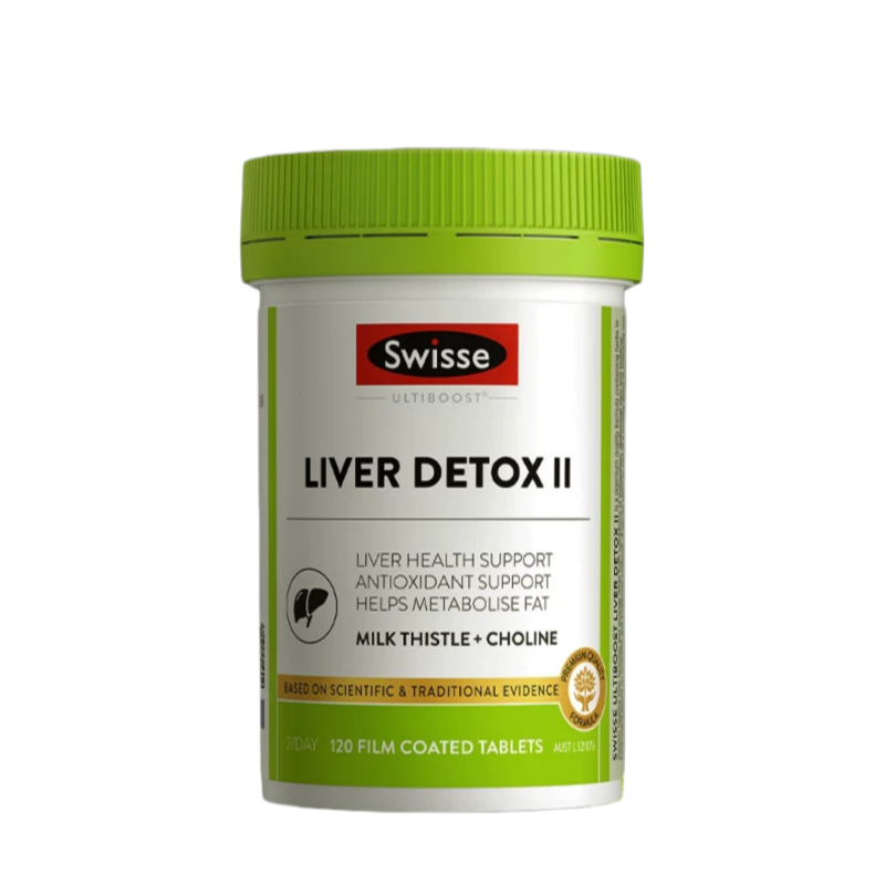 SWISSE Ultiboost Liver Detox II (120 Film-Coated Tablets)