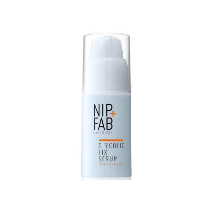 Nip+Fab Glycolic Acid Fix Serum with Aloe Vera 30ml | 4% Glycolic Resurfacing Serum Refines Pores, Smooths Lines & Brightens Skin