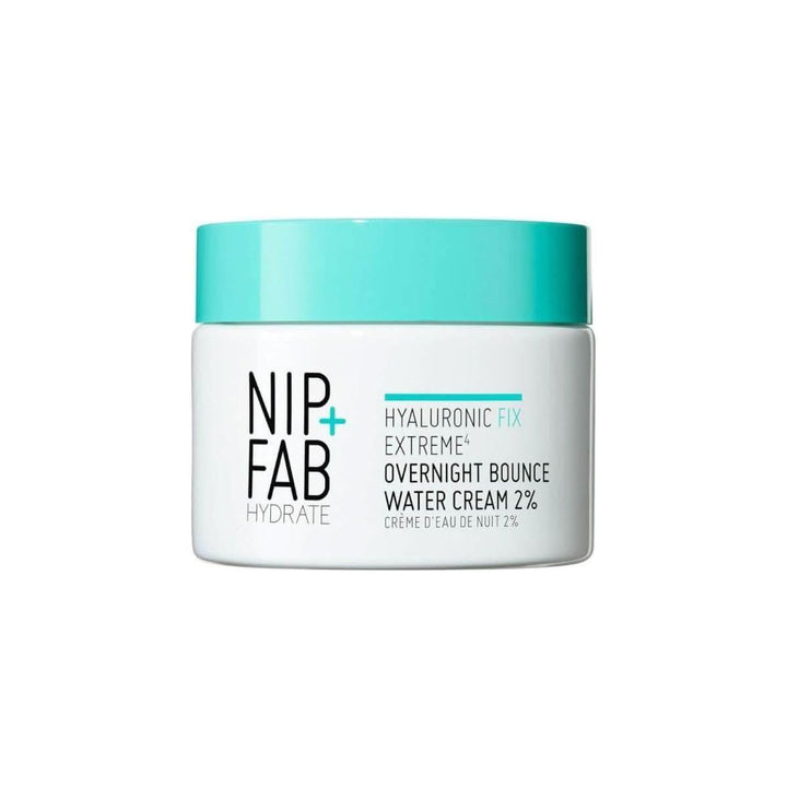 NIP+FAB Hyaluronic Fix Extreme 4 Overnight Bounce Cream 50ml  Intense Hydration Boost | Plumps, Smooths & Revives Skin Overnight