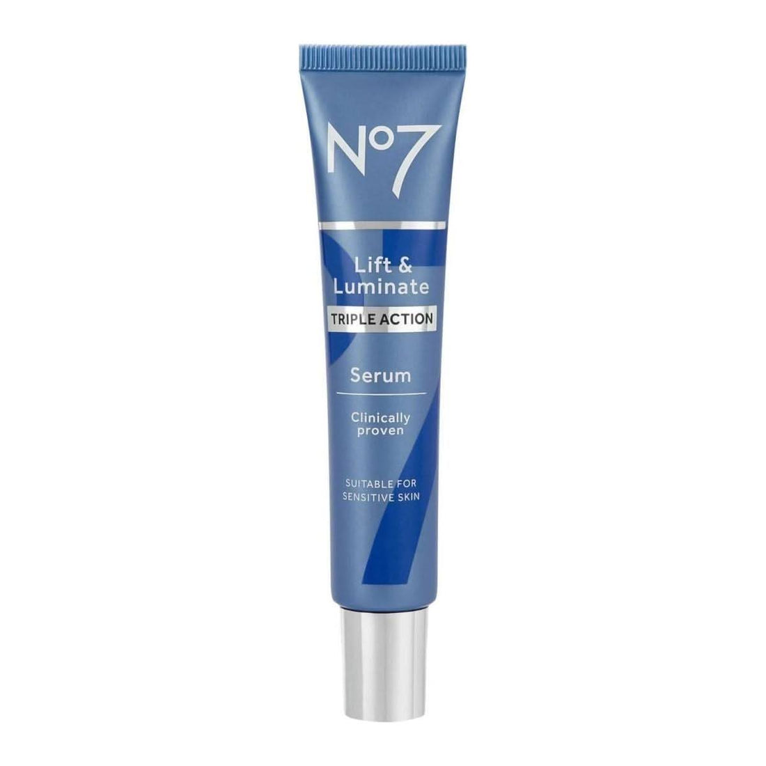 No7 Lift & Luminate Triple Action Serum The 3-in-1 powerhouse for visibly younger-looking skin! Clinically proven to smooth, firm, and brighten.