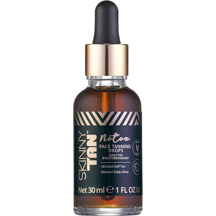 Notox Moisturising Face Tanning Drops - Dark | Buildable Glow with Anti-Aging Skincare