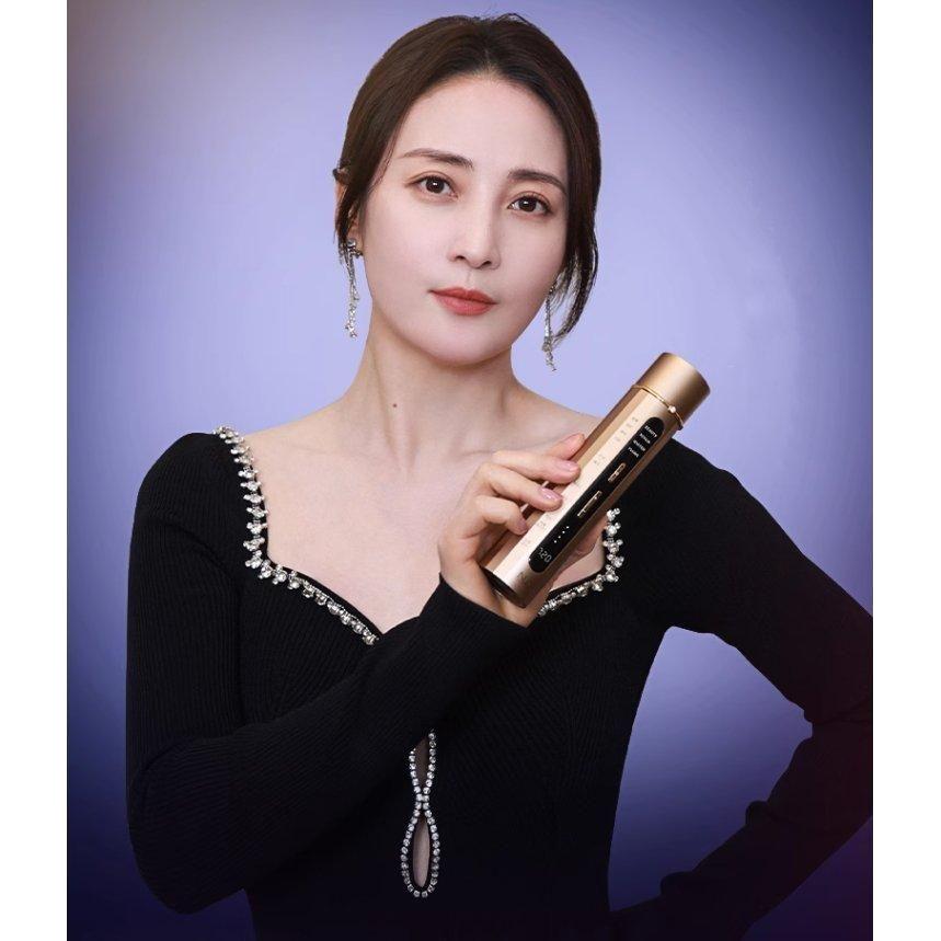 NOVALIFICARE NLCRF1 Gold Elastic Facial Beauty Device | Italian Anti-Aging RF Technology for Visible Skin Rejuvenation