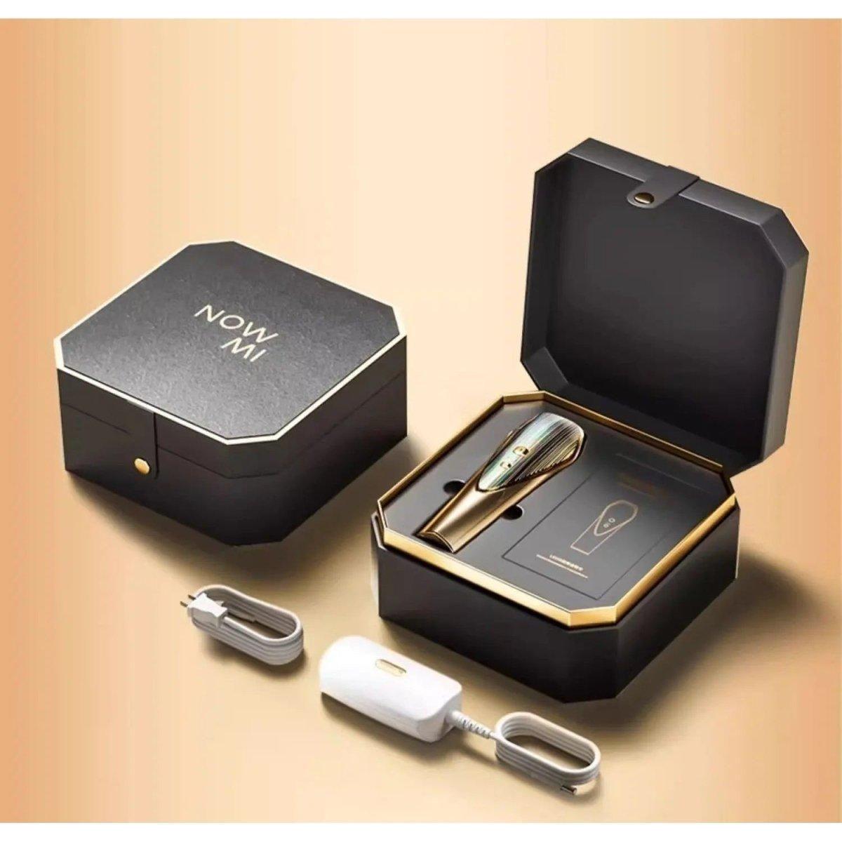 NOWMI PIR SWITCH Cold & Hot Milk Light Beauty Device 3-Band Light Spectrum | Skin Brightening, Lifting, Soothing & Essence Penetration - Sherue