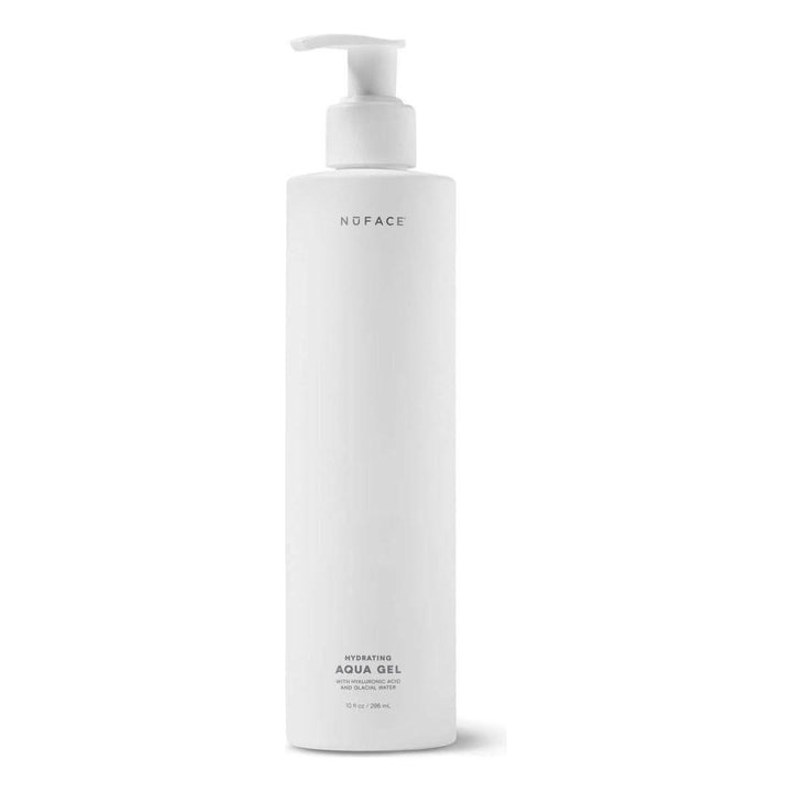 NuFACE Hydrating Aqua Gel 296ml | Pro-Size Microcurrent Activator Gel with IonPlex® & Hyaluronic Acid