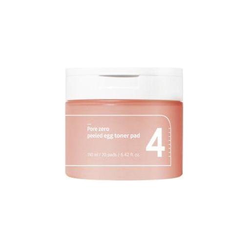 numbuzin No.4 Pore Zero Peeled Egg Toner Pad | Dual-Action Exfoliating & Hydrating Pads numbuzin
