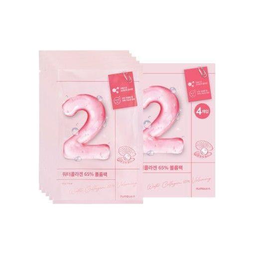numbuzin No.2 Water Collagen 65% Voluming Sheet Mask 10 Sheets | Firming & Hydrating Anti-Ageing Mask