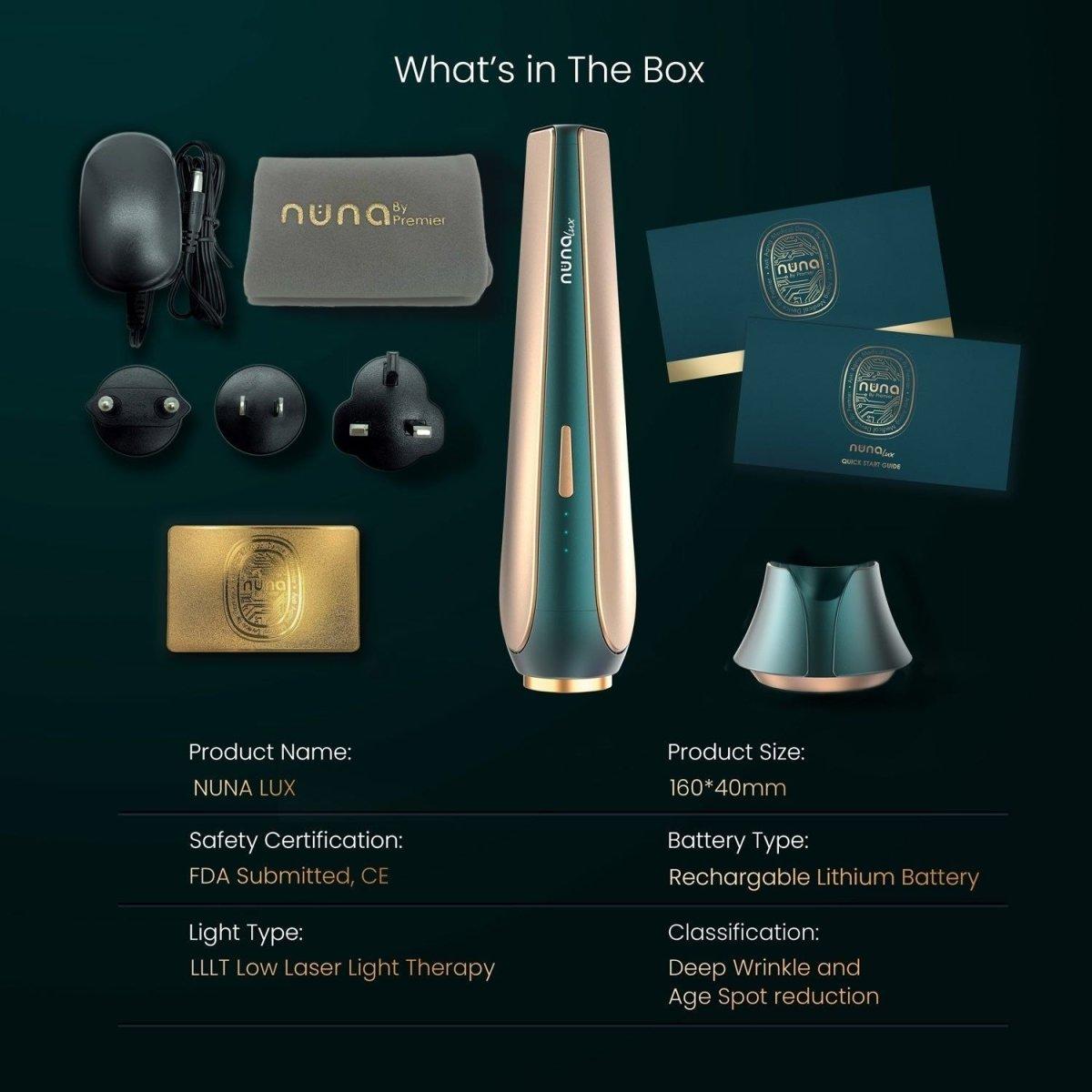 Nuna Lux Laser by Premier Advanced Anti-Aging Laser Device | Lifts, Firms & Restores Facial Volume