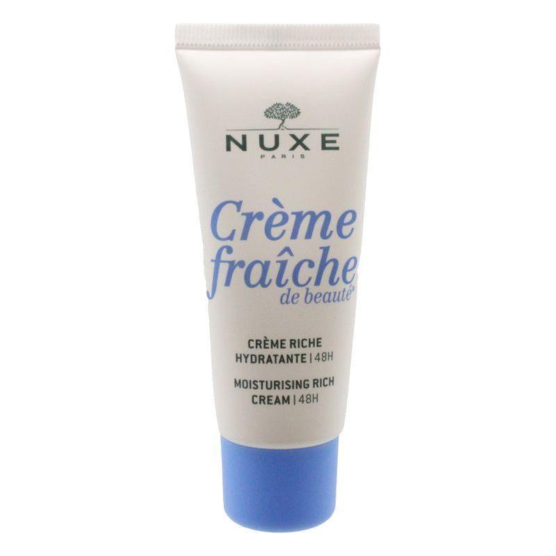 Nuxe Crème Fraîche de Beauté Moisturising Rich Cream 50ml | 48H Hydration & Comfort for Dry, Sensitive Skin