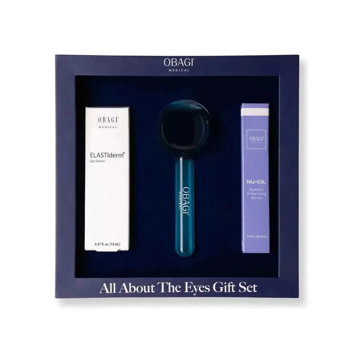 Obagi All About the Eyes Gift Set | De-Puffing & Lash-Enhancing Eye Care Kit