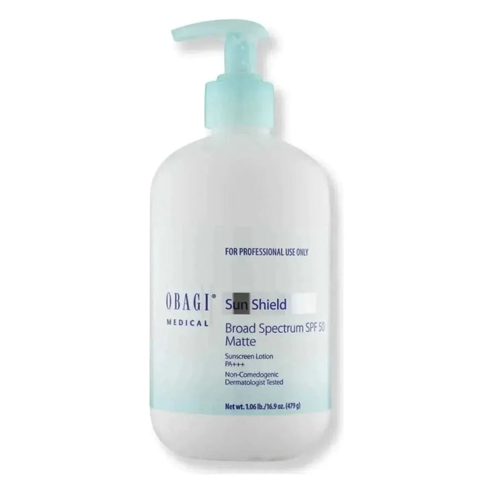 Obagi Sun Shield Matte Broad Spectrum SPF 50 | UVA & UVB Protection with Matte Finish 16.9 oz 479 g