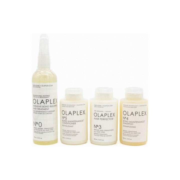 Olaplex Hair Repair Retail Kit Strengthen & Repair Damaged Hair | 4-Piece Bond-Building Set