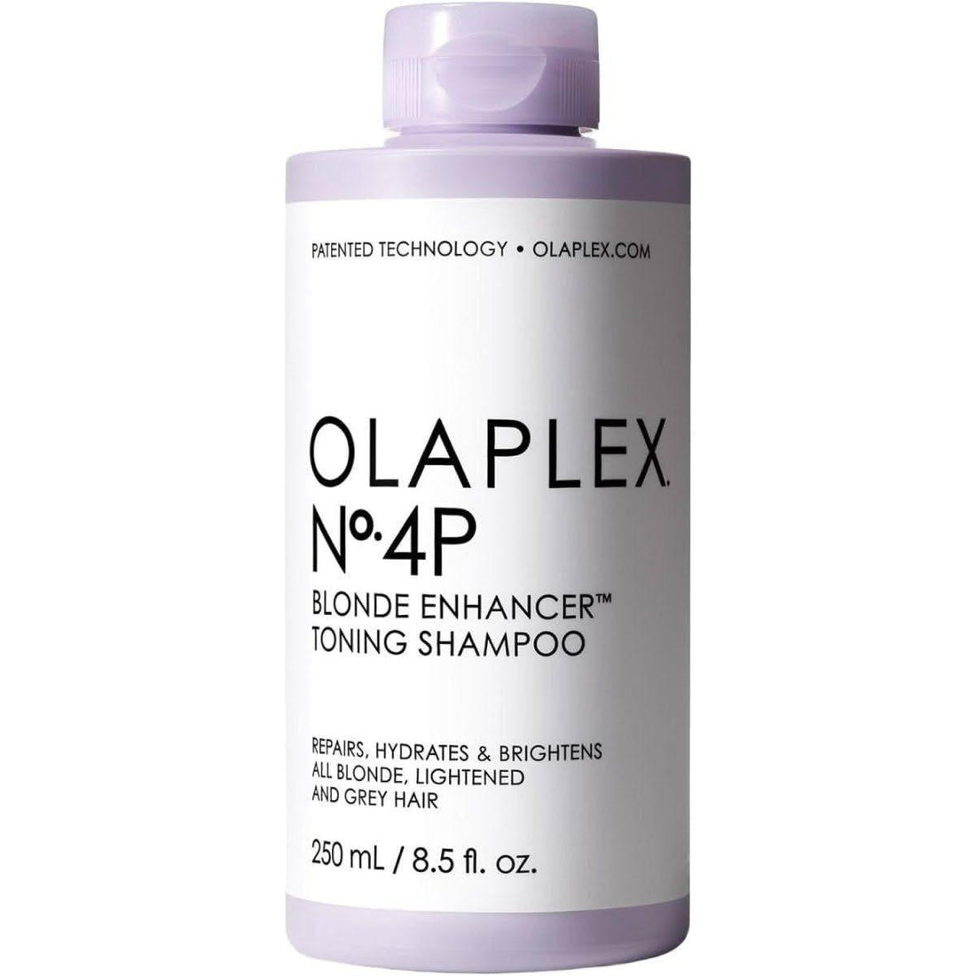 Olaplex No.4P Blonde Enhancer Toning Shampoo 250ml | Strengthen & Brighten Blonde, Grey & Lightened Hair