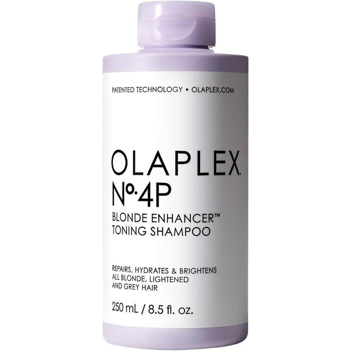 Olaplex No.4P Blonde Enhancer Toning Shampoo 250ml | Strengthen & Brighten Blonde, Grey & Lightened Hair