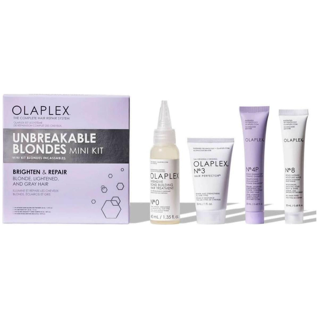 Olaplex Unbreakable Blondes Mini Kit Your Pocket-Sized Salon Revival for Radiant, Strong Blonde Hair