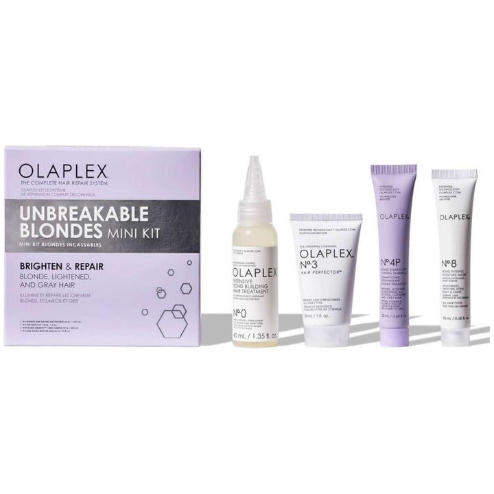 Olaplex Unbreakable Blondes Mini Kit Your Pocket-Sized Salon Revival for Radiant, Strong Blonde Hair