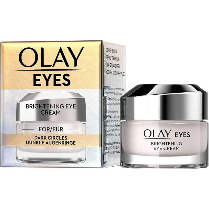 Olay Brightening Eye Cream 15ml Wake up tired eyes! The instant brightening treatment for dark circles, puffiness, and fine lines.