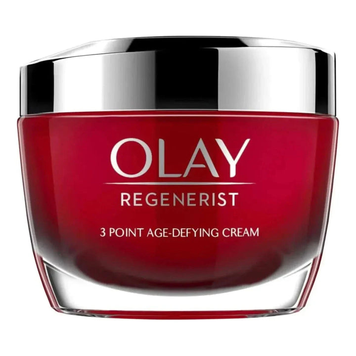 Olay Regenerist 3 Point Age-Defying Cream Moisturiser 50ml | Firming & Hydrating Anti-Ageing Day Cream