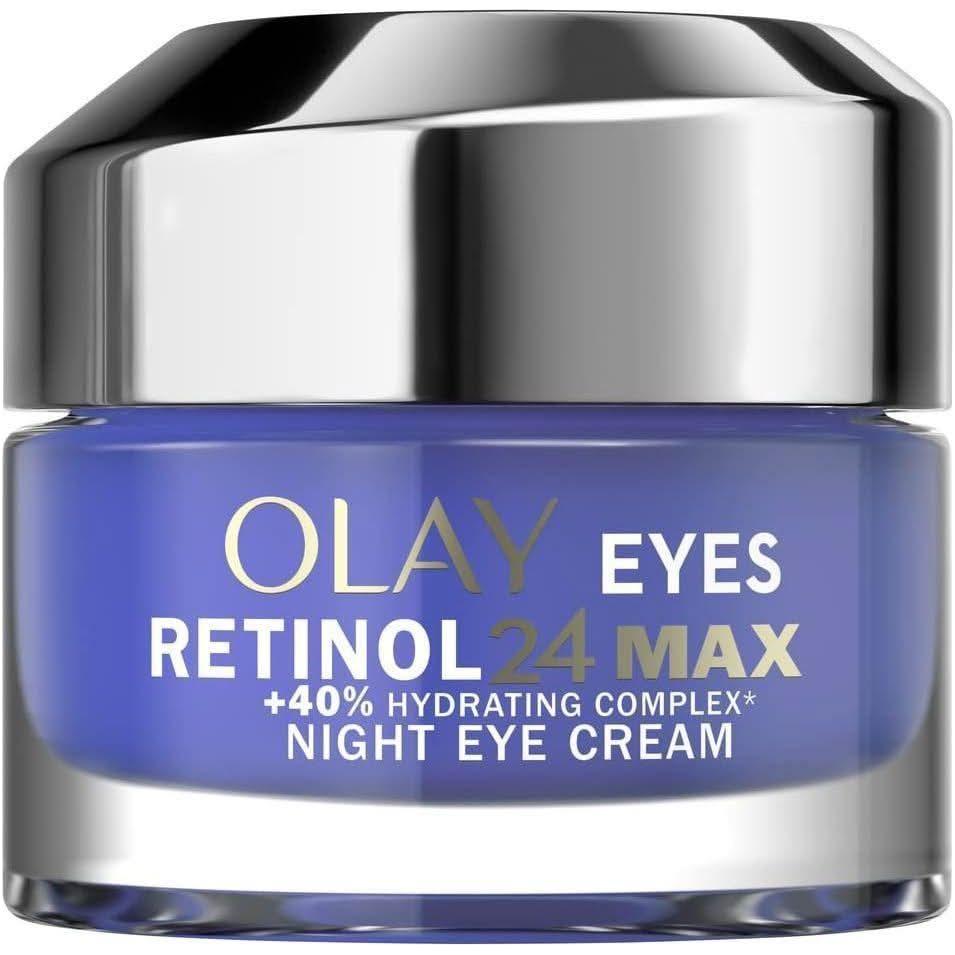 Olay Regenerist Retinol 24 Max Night Eye Cream 15ml | Fragrance-Free Retinol Eye Cream for Fine Lines & Dark Circles