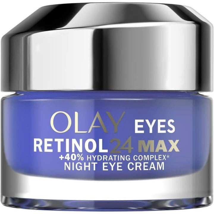 Olay Regenerist Retinol 24 Max Night Eye Cream 15ml | Fragrance-Free Retinol Eye Cream for Fine Lines & Dark Circles