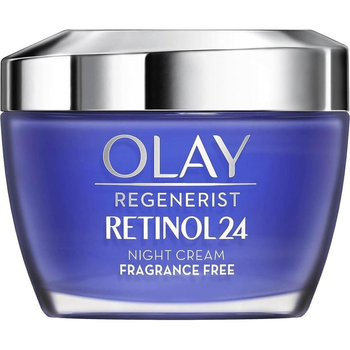 Olay Regenerist Retinol24 Night Face Cream 50ml | Fragrance-Free Retinol & Niacinamide Moisturiser