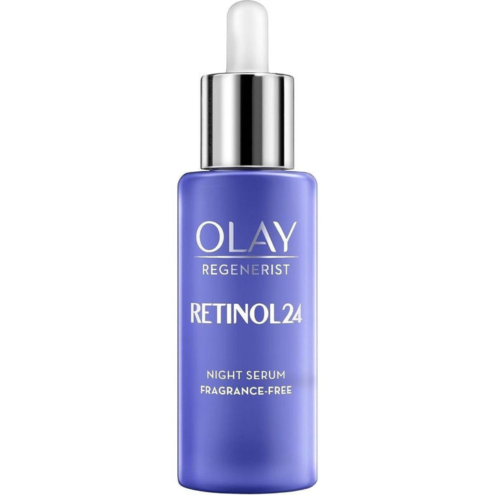 Olay Retinol24 Night Serum 40ml | Retinoid Complex + Vitamin B3 for Smoother, Brighter Skin